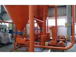 廣東塑料顆粒廠塑料顆粒循環輸送系統調試成功